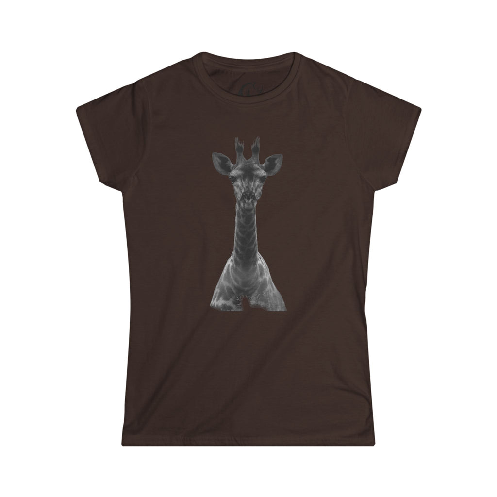 Wildlife Awareness Tee - Giraffe Print, Eco-Friendly Fashion, Animal Lovers Gift, Earth Day Shirt, Environmental Awareness Tee, Gift for Her
