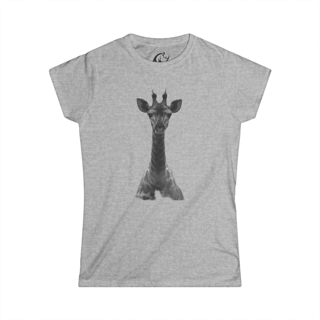 Wildlife Awareness Tee - Giraffe Print, Eco-Friendly Fashion, Animal Lovers Gift, Earth Day Shirt, Environmental Awareness Tee, Gift for Her