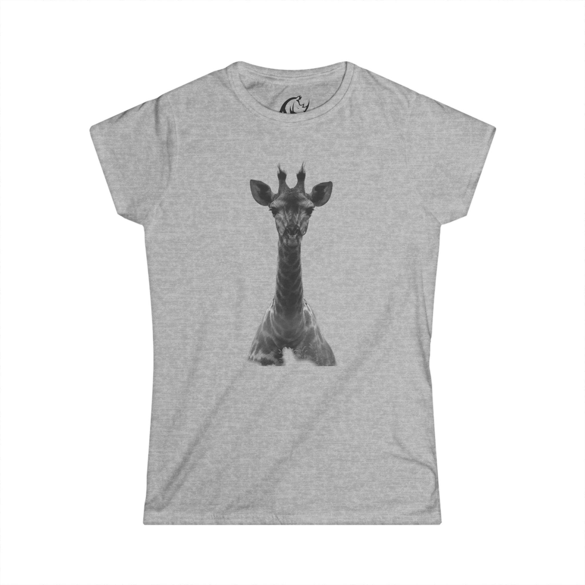 Wildlife Awareness Tee - Giraffe Print, Eco-Friendly Fashion, Animal Lovers Gift, Earth Day Shirt, Environmental Awareness Tee, Gift for Her