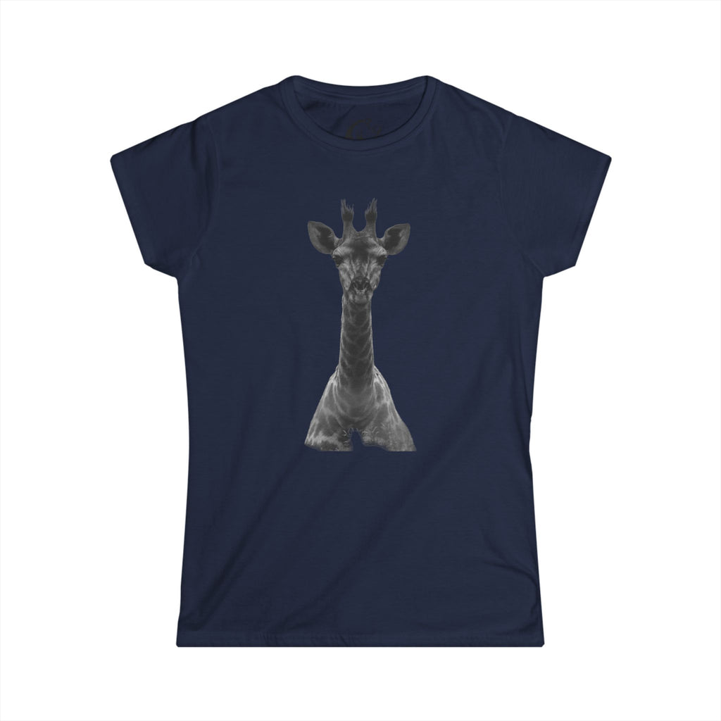 Wildlife Awareness Tee - Giraffe Print, Eco-Friendly Fashion, Animal Lovers Gift, Earth Day Shirt, Environmental Awareness Tee, Gift for Her