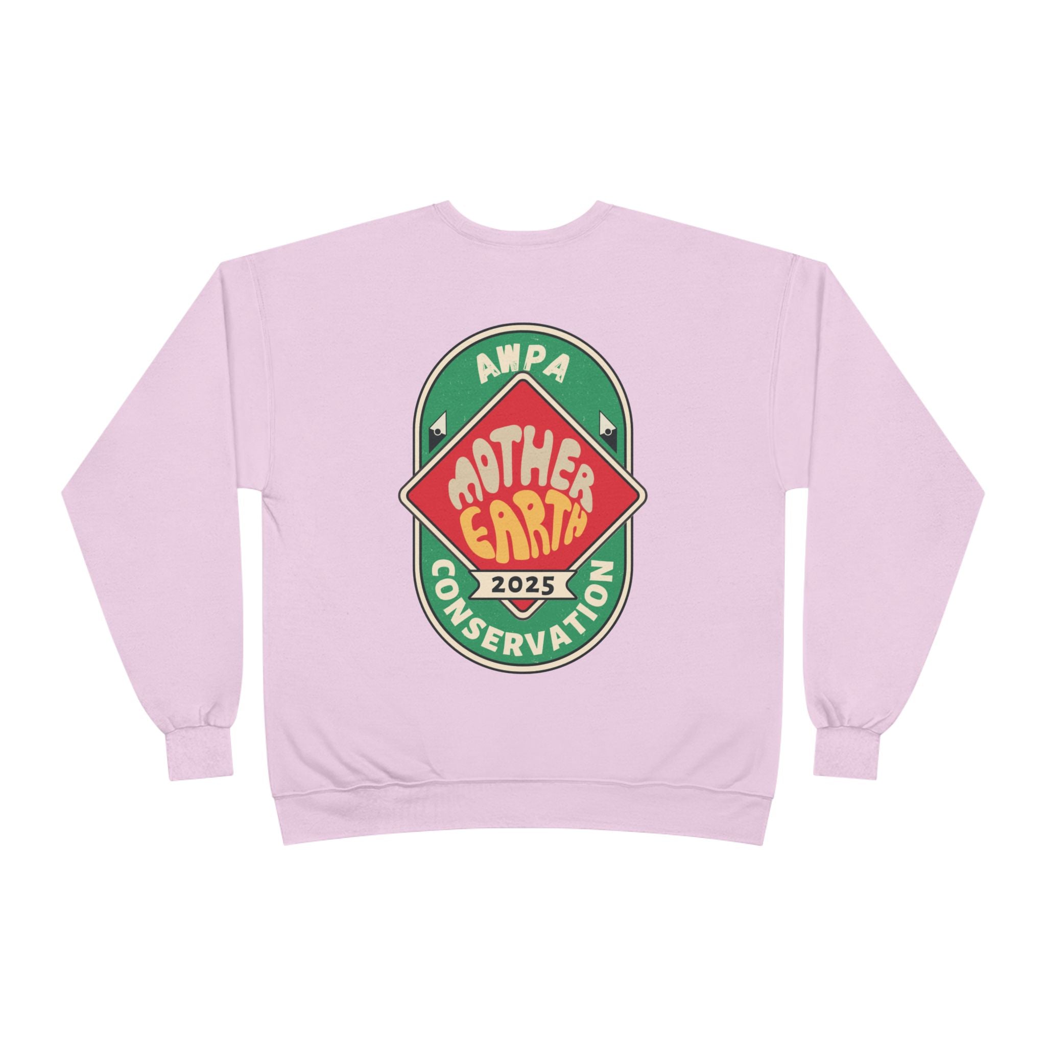 Eco-Friendly Mother Earth Crewneck Sweatshirt, Sustainable Fashion, Gift for Nature Lovers, Earth Day Apparel, Conservation Sweatshirt