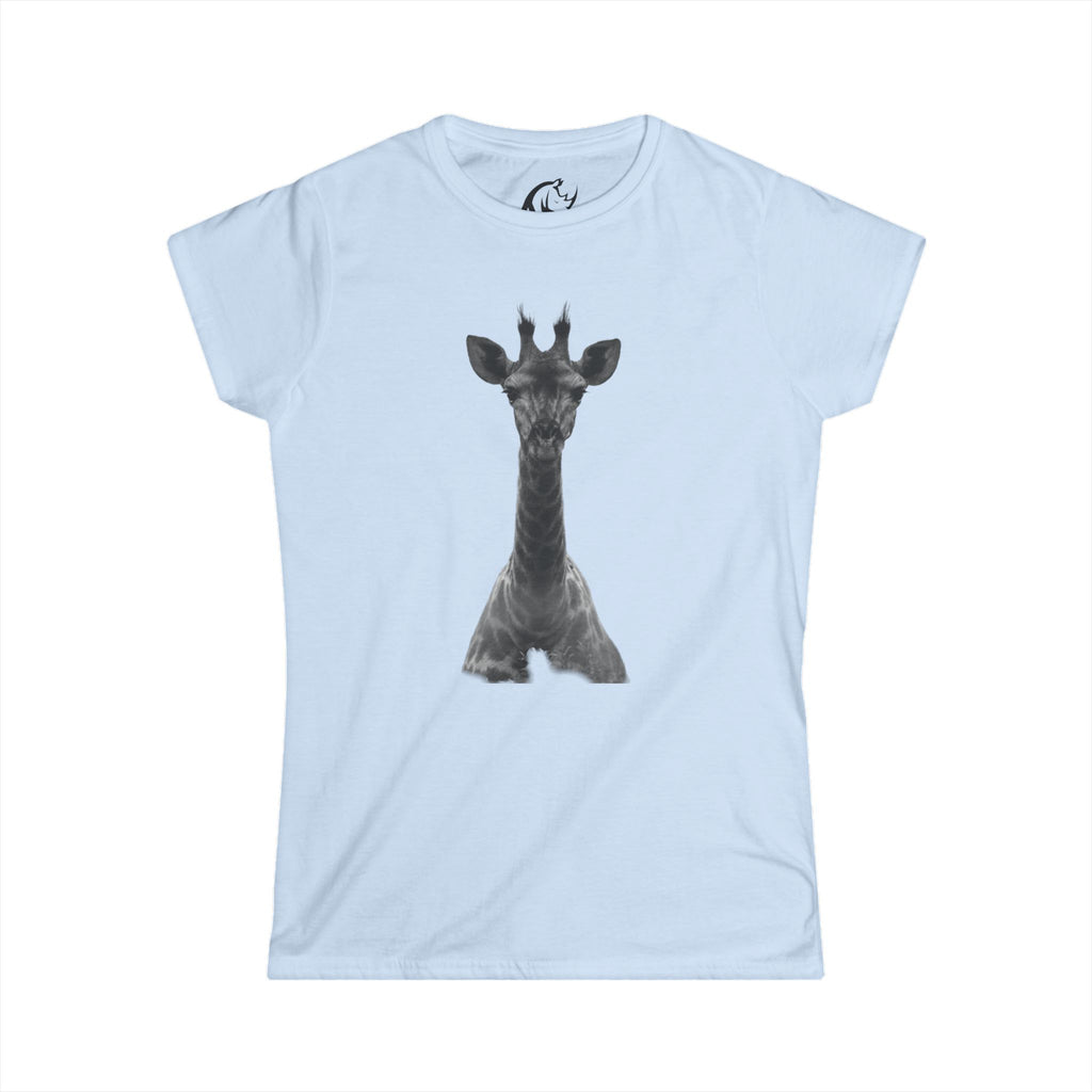 Wildlife Awareness Tee - Giraffe Print, Eco-Friendly Fashion, Animal Lovers Gift, Earth Day Shirt, Environmental Awareness Tee, Gift for Her