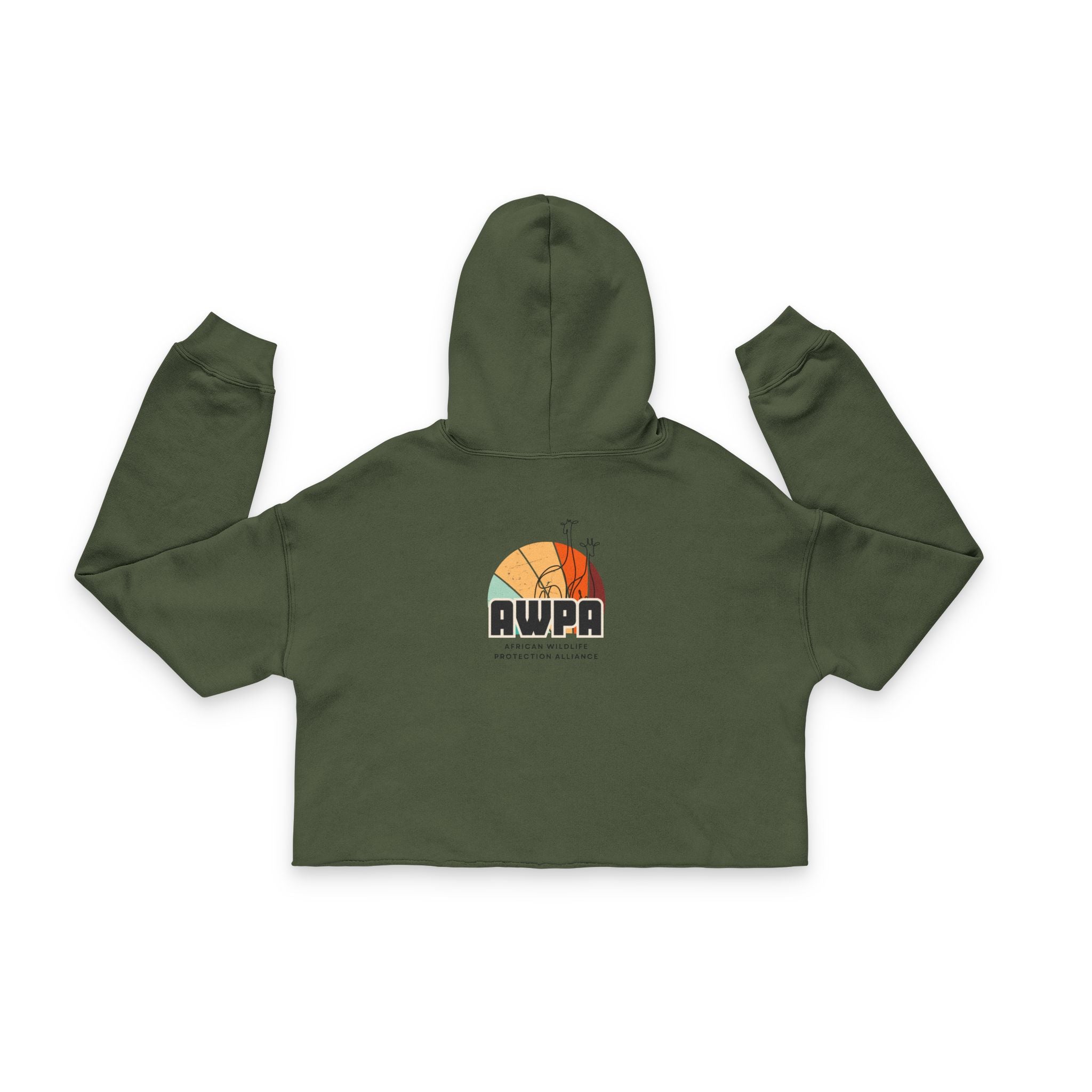 Stylish Women's Cropped Hoodie with Retro Graphic, Casual Wear, Perfect for Spring, Gifts for Her, Trendy Outfits, Chill Vibes