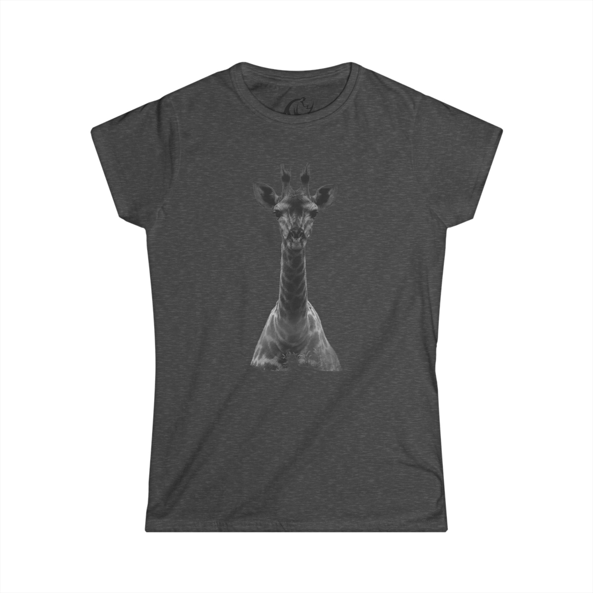 Wildlife Awareness Tee - Giraffe Print, Eco-Friendly Fashion, Animal Lovers Gift, Earth Day Shirt, Environmental Awareness Tee, Gift for Her