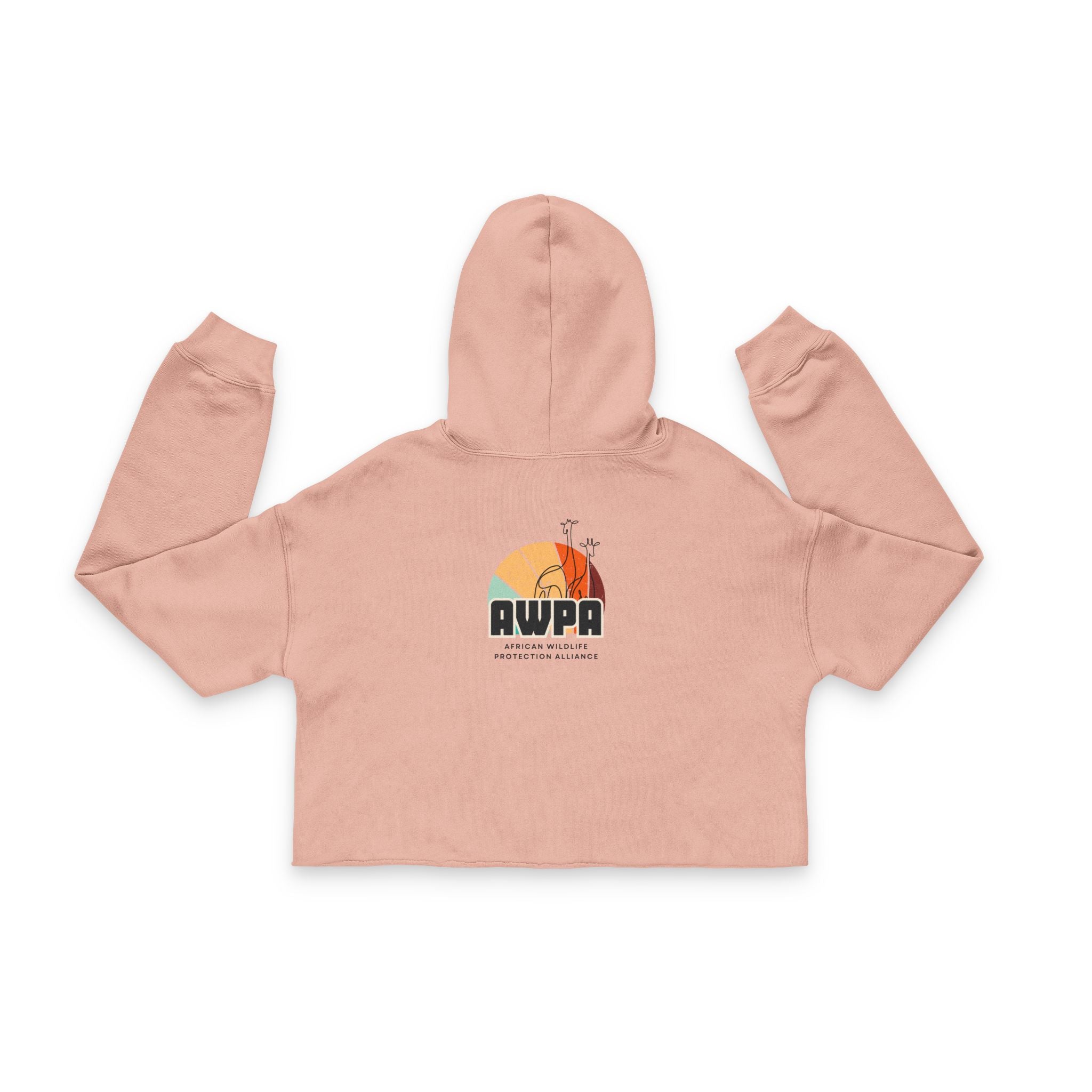 Stylish Women's Cropped Hoodie with Retro Graphic, Casual Wear, Perfect for Spring, Gifts for Her, Trendy Outfits, Chill Vibes
